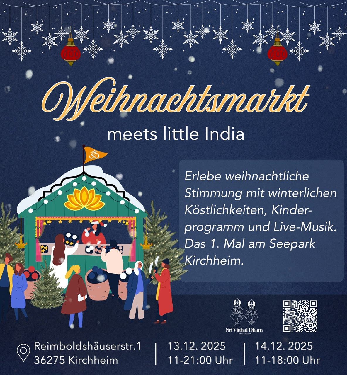 DARSHAN IN SRI VITTHAL DHAM - ABGESAGT / CANCELLED!